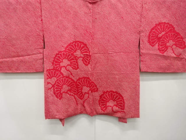 JAPANESE HAORI / UNUSED / ALL SHIBORI / FLOWER